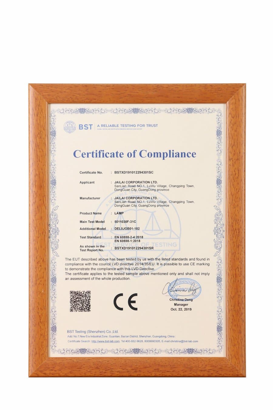 CE — European Conformity
