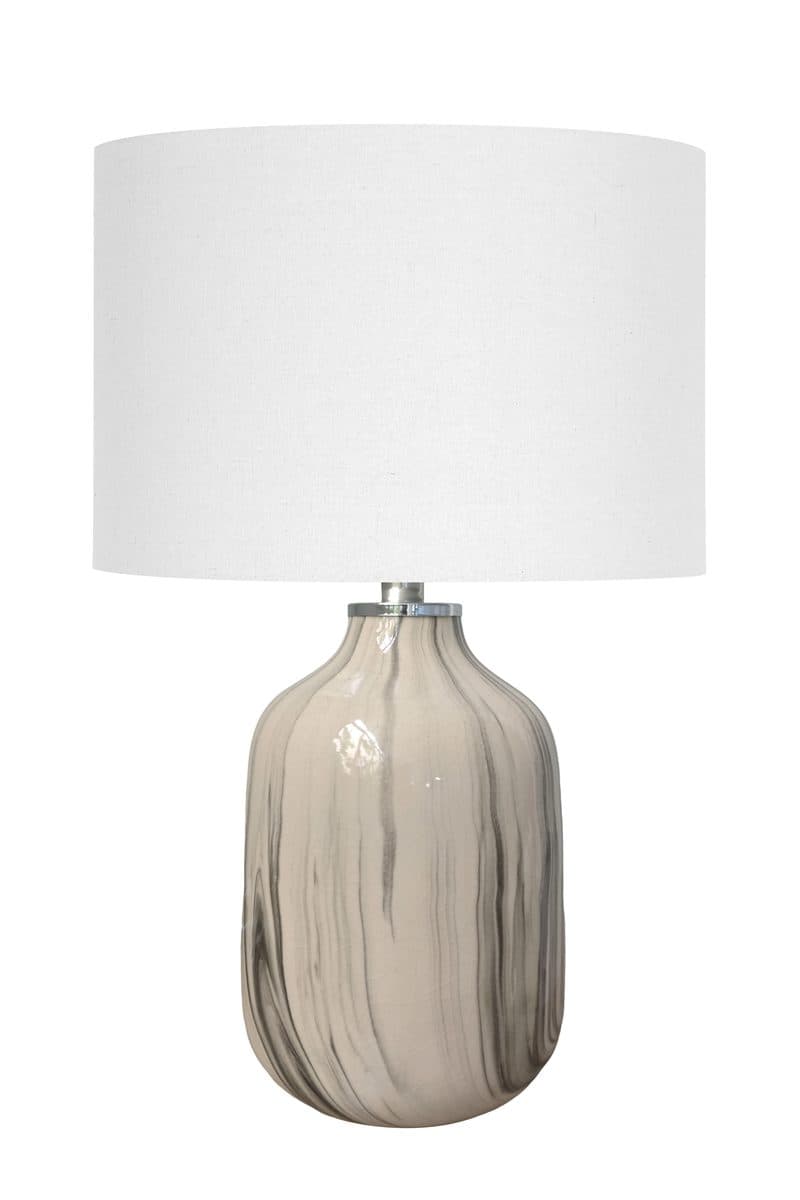 Marble Swirl Bottle Lamp