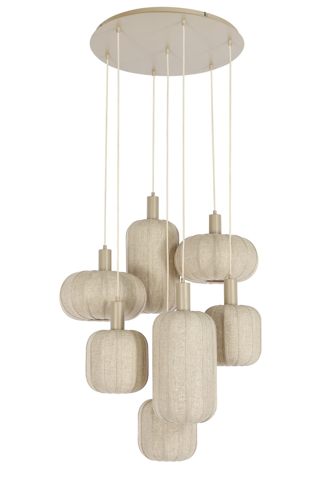 Cluster Linen Pendant