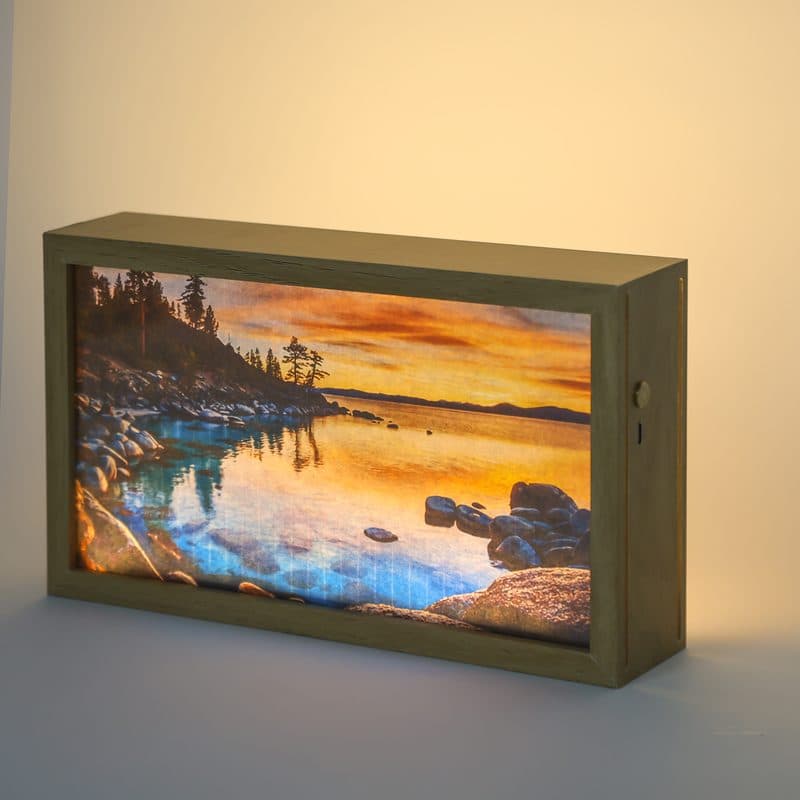 Landscape LED Frame — Green