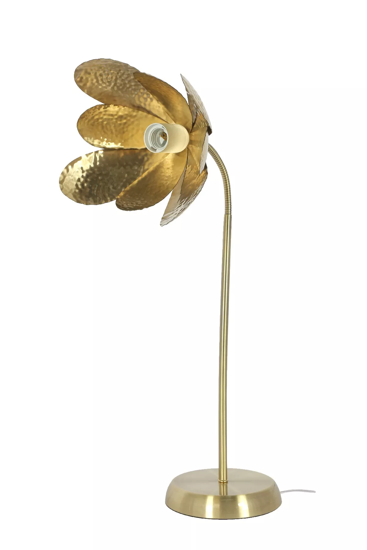 Hammered Petal Table Lamp