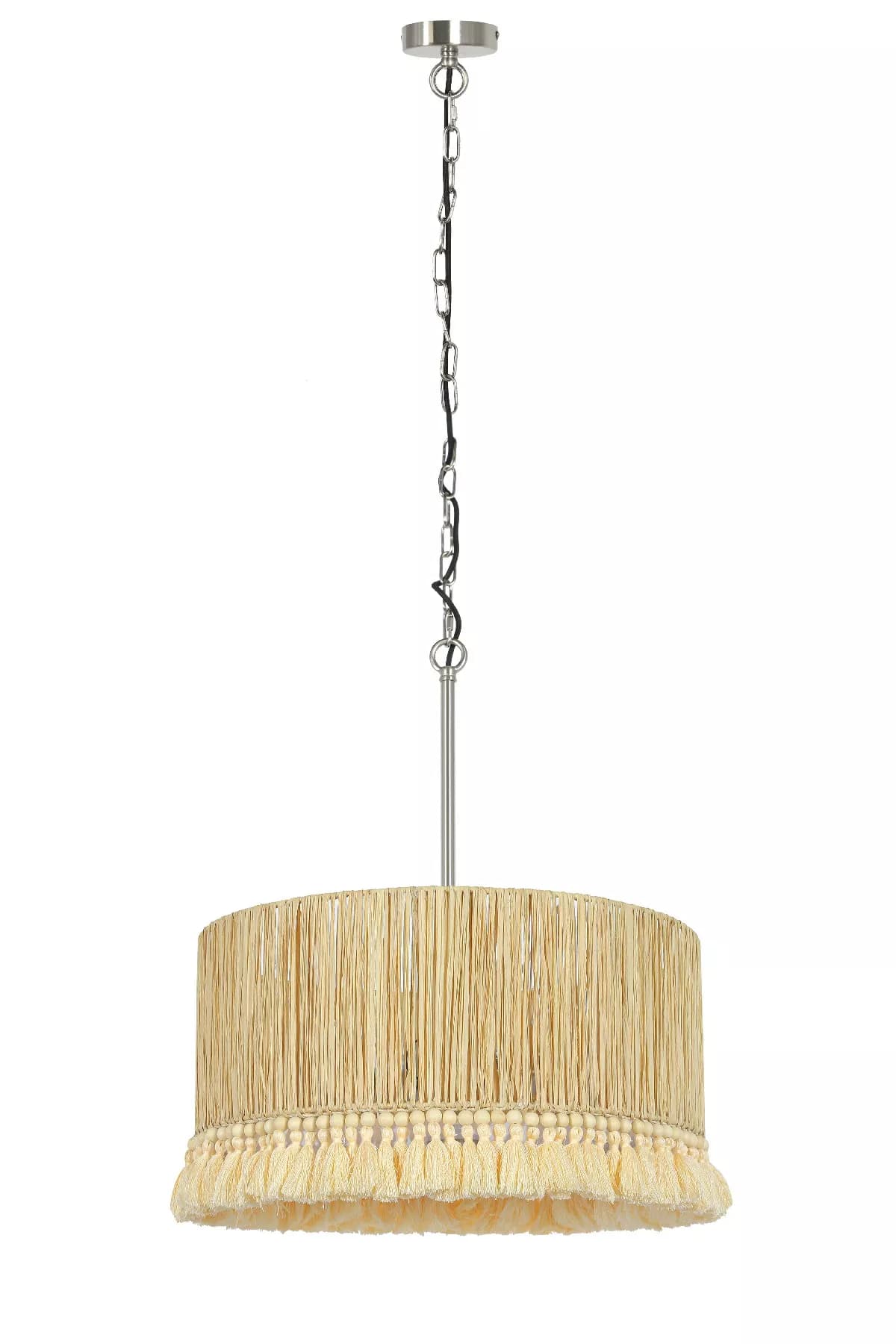Raffia Tassel Pendant
